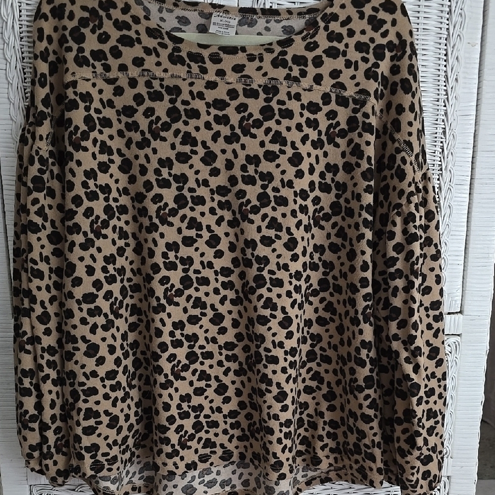 Leopard Print Women's Top